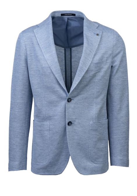 Giacca Tagliatore Azzurra: Freschezza Estiva in Lino e Cotone TAGLIATORE | Giacche | 1SMJ22K 570003I3109
